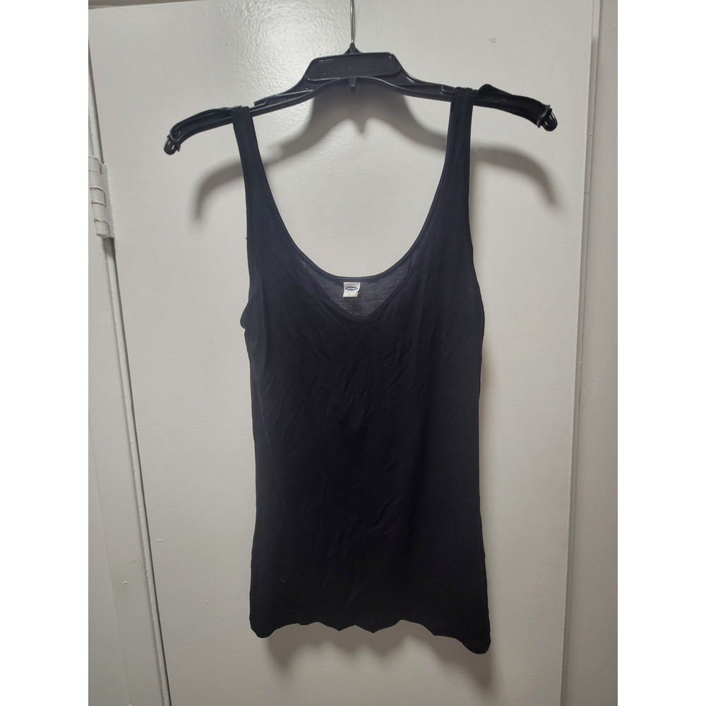 Old Navy Black Tank‎ Top Sleeveless Basic Casual Layering Everyday